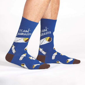 Team Burrito - Men's Crew Socks by Sock it to Me