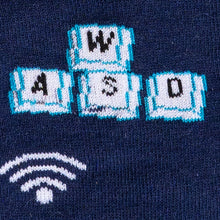 Load image into Gallery viewer, Life in the Fast LAN - Men&#39;s Crew Socks by Sock it to Me
