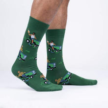 Load image into Gallery viewer, My Other Car is a Lawnmower - Men&#39;s Crew Socks by Sock it to Me
