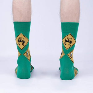 Golf Xing - Men's Crew Socks by Sock it to Me