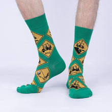 Load image into Gallery viewer, Golf Xing - Men&#39;s Crew Socks by Sock it to Me
