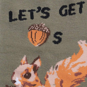 Let's Get Nuts - Men's Crew Socks by Sock it to Me