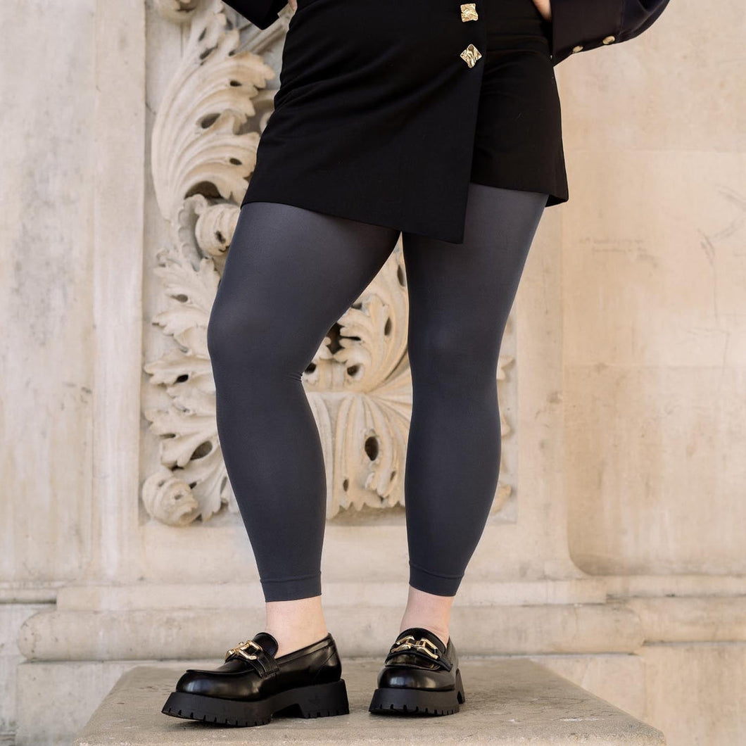 SNAG Footless Tights ~ Slate