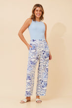 Load image into Gallery viewer, Caroline Morgan Tailored Straight Leg Trouser ~ Postcard
