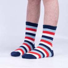 Load image into Gallery viewer, Totally Jawsome! Kids Crew Socks Pack of 3 ~ Sock it to Me ~ Two Sizes
