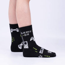 Load image into Gallery viewer, Game On 3-Pack Kids Crew Socks ~ Sock it to Me ~ Two Sizes
