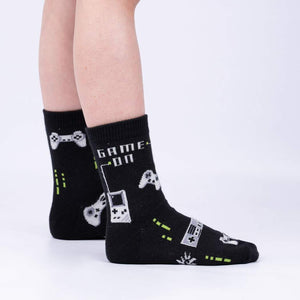 Game On 3-Pack Kids Crew Socks ~ Sock it to Me ~ Two Sizes