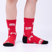 Load image into Gallery viewer, Game On 3-Pack Kids Crew Socks ~ Sock it to Me ~ Two Sizes
