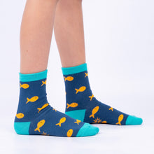 Load image into Gallery viewer, My Otter Half 3-Pack Kids Crew Socks ~ Sock it to Me ~ Two Sizes
