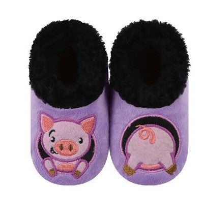 Slumbies® Cosy Baby Slippers ~ Piggy