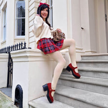 Load image into Gallery viewer, SNAG Ionic Ribbed Tights ~ Oatmeal
