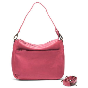 Camilla Shoulder Bag Soft Raspberry ~ Oran Leather