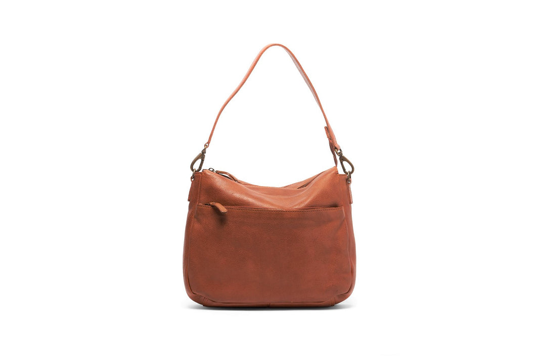 Camilla Shoulder Bag Tan ~ Oran Leather