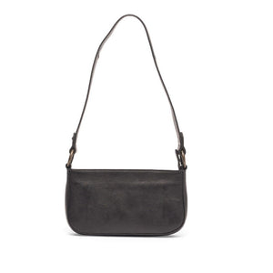 Cecile Petite Shoulder Bag Black ~ Oran Leather