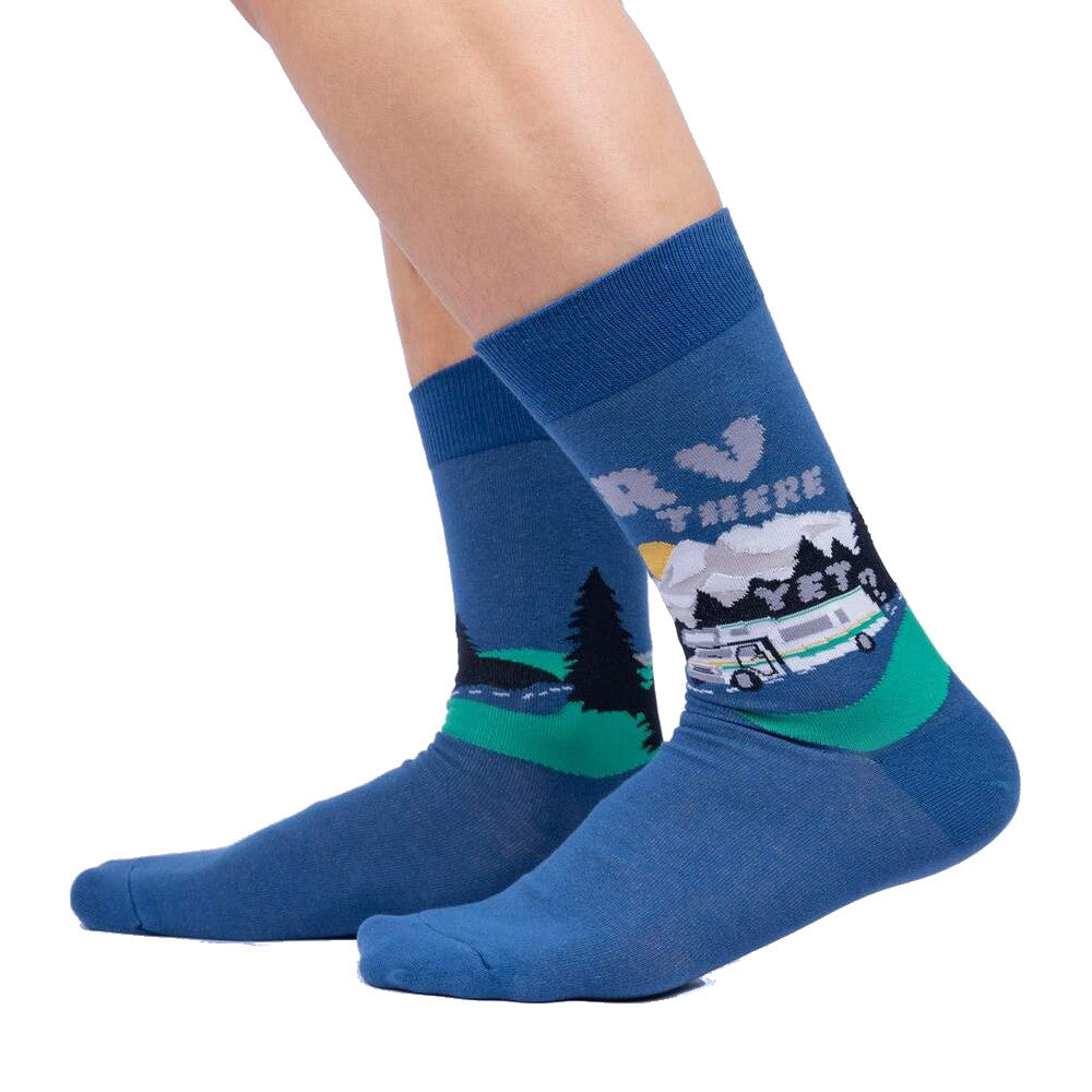 RV There Yet? - Men's Crew Socks by Sock it to Me