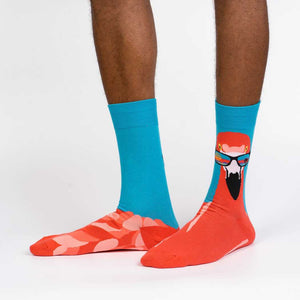 Ready To Flamingle - Men's Crew Socks by Sock it to Me