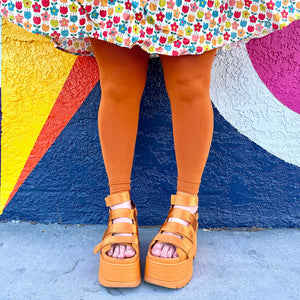 SNAG Footless Tights ~ Toffee Apple