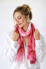 Load image into Gallery viewer, Rose Dreams Cotton/Modal Designer Scarf
