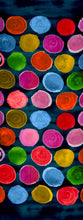 Load image into Gallery viewer, Midnight Polka ~ Cotton/Modal Wearable Art Scarf
