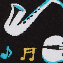 Load image into Gallery viewer, All That Jazz - Men&#39;s Crew Socks by Sock it to Me
