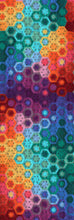 Load image into Gallery viewer, Rainbow Geometric Cotton/Modal Designer Scarf
