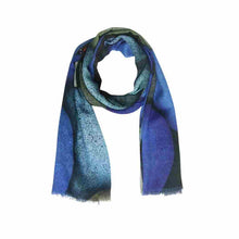 Load image into Gallery viewer, Monarch over Pebbles Cotton/Modal Designer Scarf
