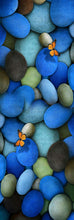 Load image into Gallery viewer, Monarch over Pebbles Cotton/Modal Designer Scarf

