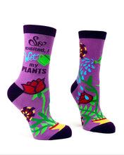 Load image into Gallery viewer, So Excited, I Wet my Plants ~ Women's Crew Socks
