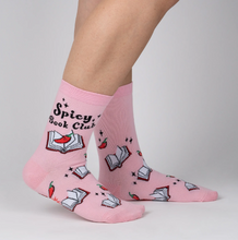 Load image into Gallery viewer, Spicy Book - Ladies Crew By Sock It To Me
