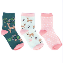 Load image into Gallery viewer, Spring Awakening Kids Crew Socks Pack of 3 ~ Sock it to Me ~ Two Sizes
