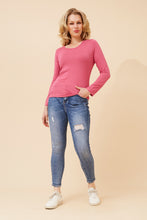 Load image into Gallery viewer, Caroline Morgan Viscose Stretch Top ~ Orchid
