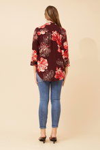 Load image into Gallery viewer, Caroline Morgan Viscose Print Top ~ Bold Floral
