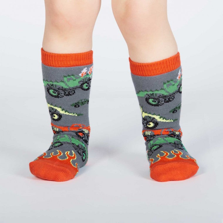 Monster Truck ~ Sock it to Me ~ Fit 1-2yrs, Sz 4-7