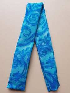 Body Cooler Neck Wrap ~ Blue Tie Dye