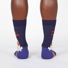 Load image into Gallery viewer, Totally Jawsome - Men&#39;s Crew Socks by Sock it to Me
