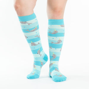 Unicorn of the Sea - Knee Highs by Sock it to Me
