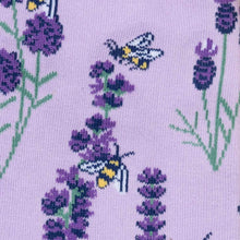 Load image into Gallery viewer, Bees &amp; Lavender - Ladies Crew By Sock It To Me
