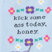 Load image into Gallery viewer, Kick Some Ass Today - Ladies Crew By Sock It To Me
