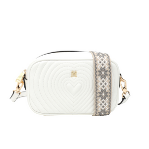 VERA MAY 'Willow' Vegan Handbag ~ White