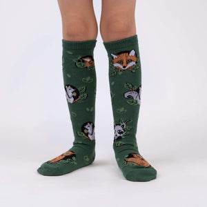 Woodland Watchers Knee Highs ~ Sock it to Me ~ Fit 7-10yrs, Sz 1-5