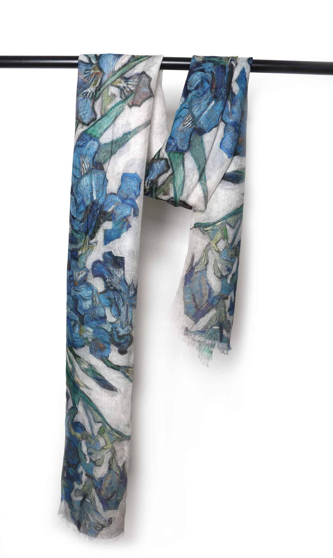 Irises Cotton/Modal Designer Scarf