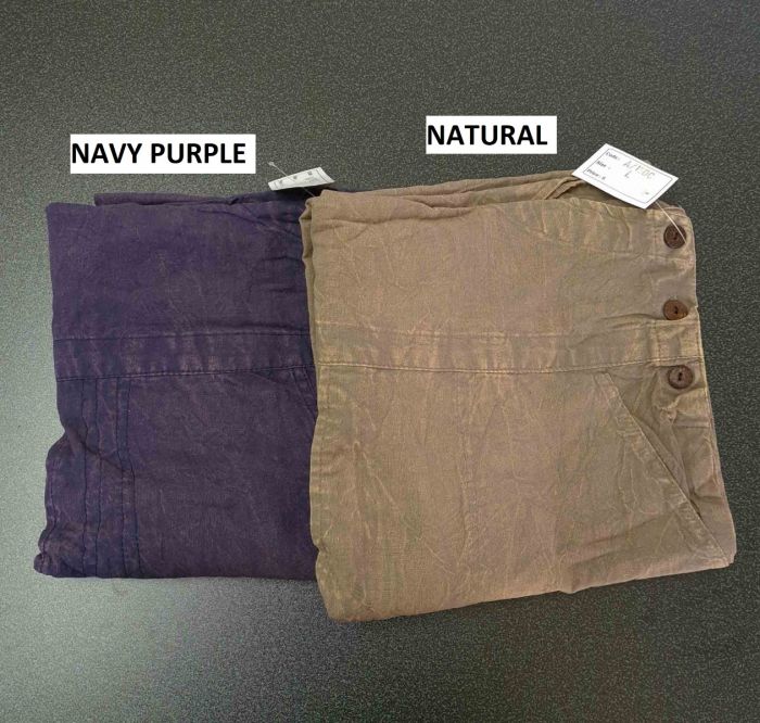 Cotton Stonewash Dungarees Made in Nepal - Purple