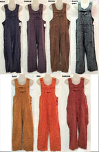 Load image into Gallery viewer, Cotton Stonewash Dungarees Made in Nepal - Maroon
