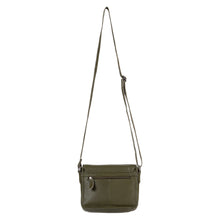 Load image into Gallery viewer, Greenwood Leather Julie Crossbody Satchel Bag ~ Olive Green
