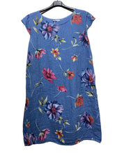 Load image into Gallery viewer, Colette Italian Made Linen Slim Fit Dress ~ Flora White
