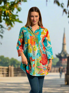 Mozaic Maroochy Shirt ~ Delta ~ Sz S-XXL