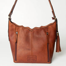 Load image into Gallery viewer, Western Leather Hobo Bag ~ June
