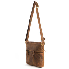 Load image into Gallery viewer, Greenwood Leather Rory Crossbody Bag ~ Camel
