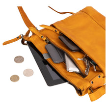 Load image into Gallery viewer, Greenwood Leather Kali Crossbody Bag ~ Yellow
