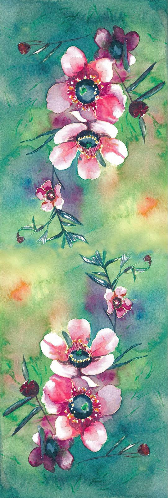 Spring Bloom Cotton/Modal Designer Scarf